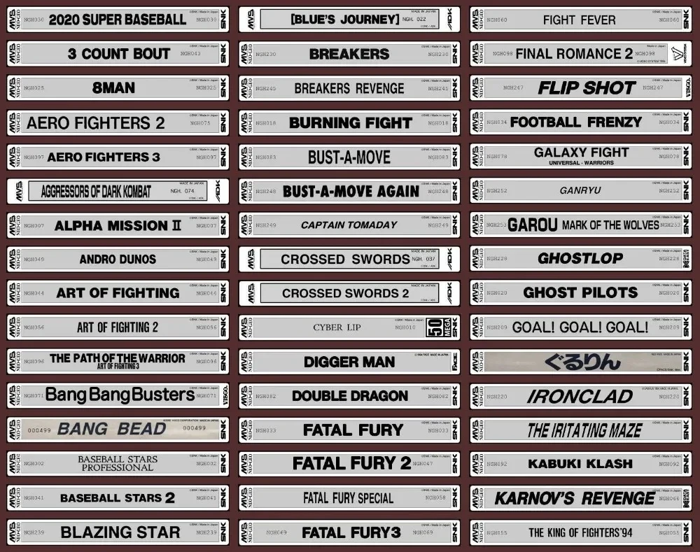 NEOGEO MVS niestandardowe wykonanie pojedynczej kartridż z grą dla automat arkadowy SNK lub konsoli AES z adapterem NEO MVS — zdjęcie produktu 3