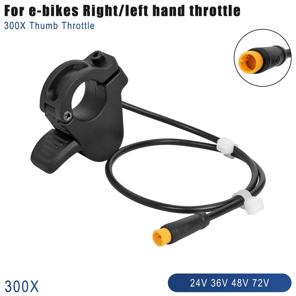 300X Daumengas für Elektrofahrrad, Geschwindigkeitsregelung, Beschleuniger rechts/links, beidseitig, kompatibel mit E-Bike-Teilen – Detail 1