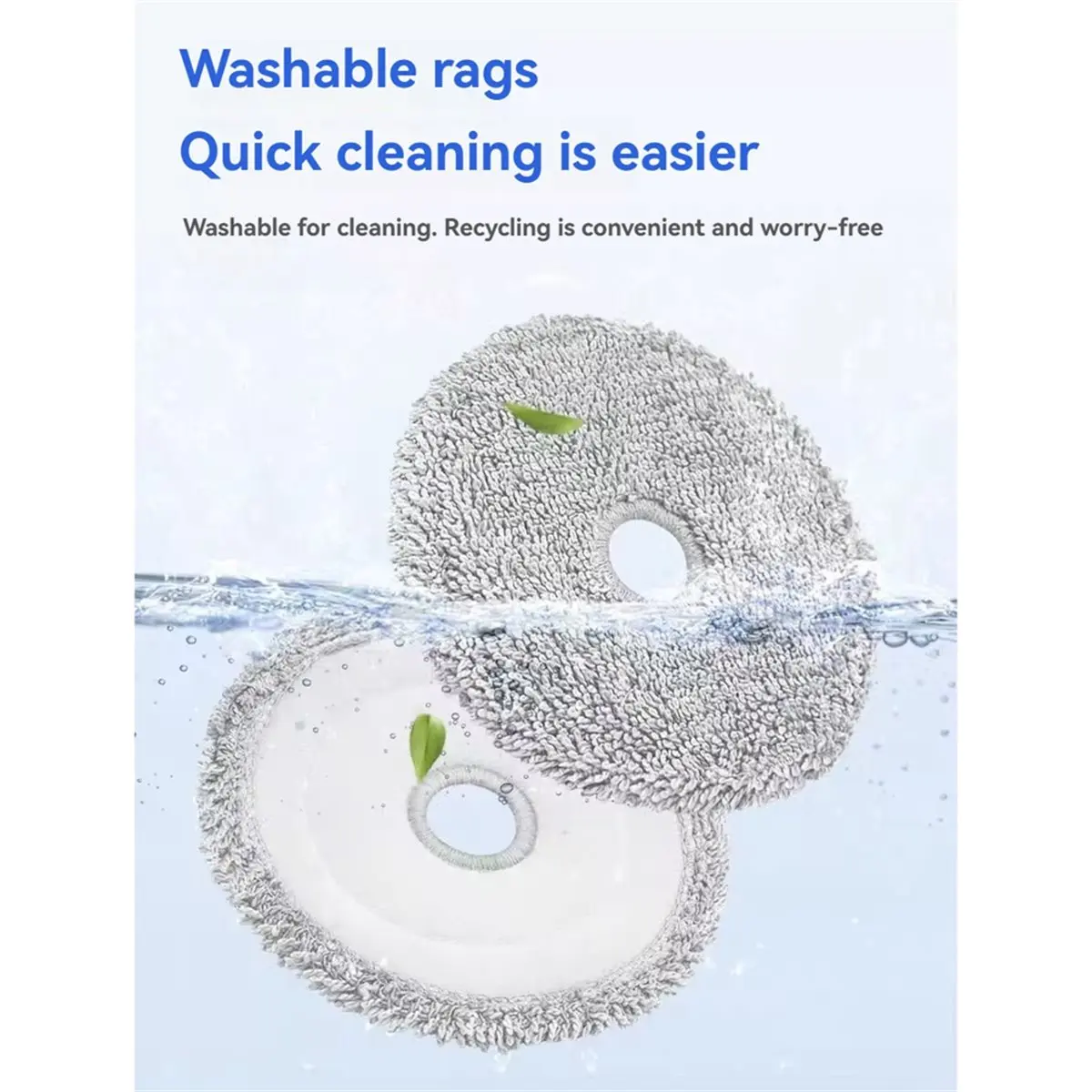 Compatible for MINI 2 Vacuum Parts Main Side Brush Filter Dust Bag Mop Cloth Replacement Accessories