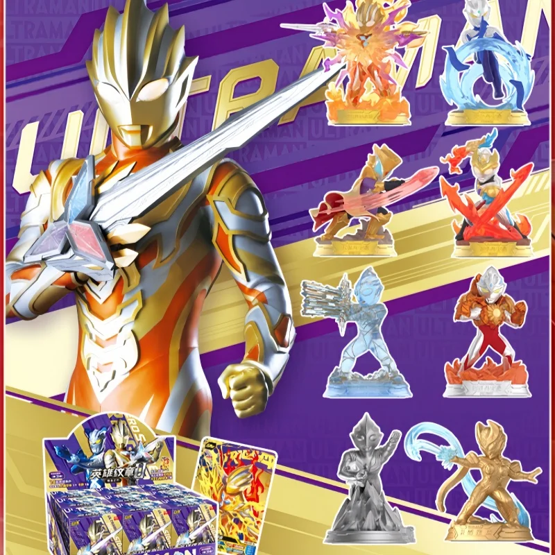 

Kayou Genuine Anime Ultraman Seal Doll Hero Emblem Gmr Card Genuine Toy Card Collection Card Birthday Surprise Gifts In Stock