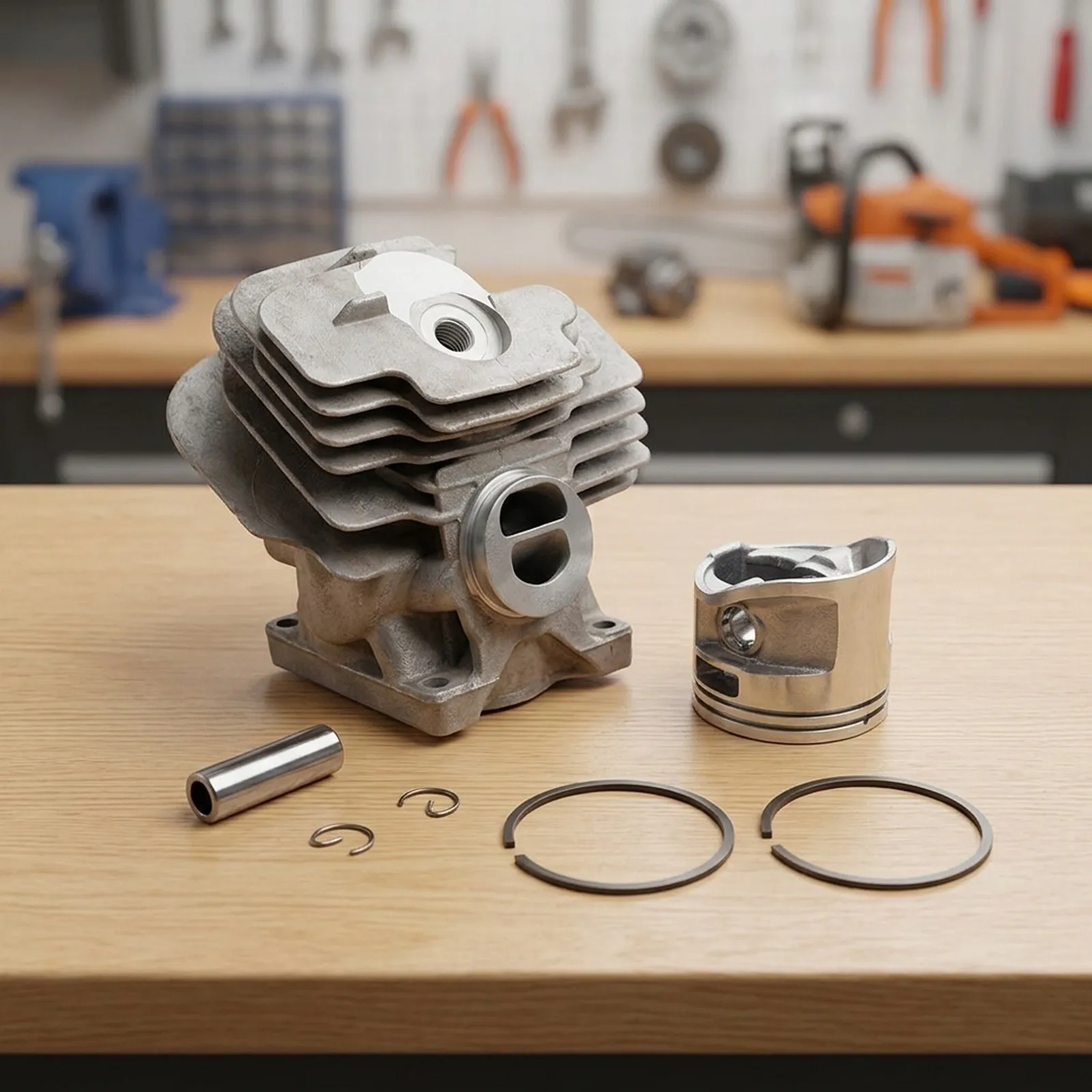 Cylinder for MS462 MS462C For chainsaw with For piston For nikasil Coating 1142 mm Bore Easy Installation Replacement