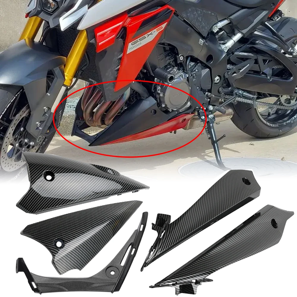 

Motorcycle Engine Lower Cowl Panel Side Cover Spoiler Belly Pan For Suzuki GSX-S1000 GSX-S GSXS 1000 2015-2020 GSXS1000 Fairing