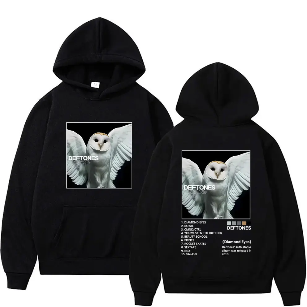 

Rock Band Deftones Diamond Eyes Graphic Print Hoodie Men Women Alternative Heavy Metal Streetwear Male Vintage Oversized Hoodies