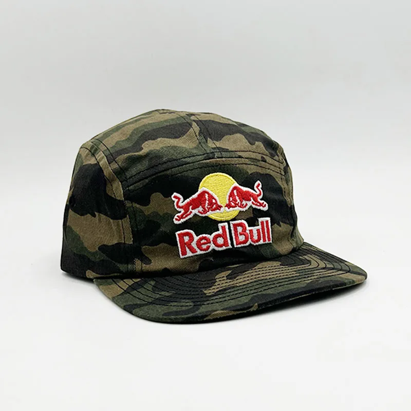 رائجة البيع للجنسين 7 لوحة حافة مسطحة عالية الجودة التطريز ريدبول قبعة بيسبول تقسم لوحة مضيئة شاحنة Gorras قابل للتعديل
