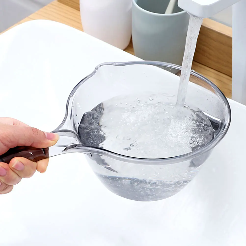 

3pcs Plastic Water Ladle Thickened Large Capacity Kitchen Bath Ladle For Serving Water Scoop Reusable Household Gadget Portable