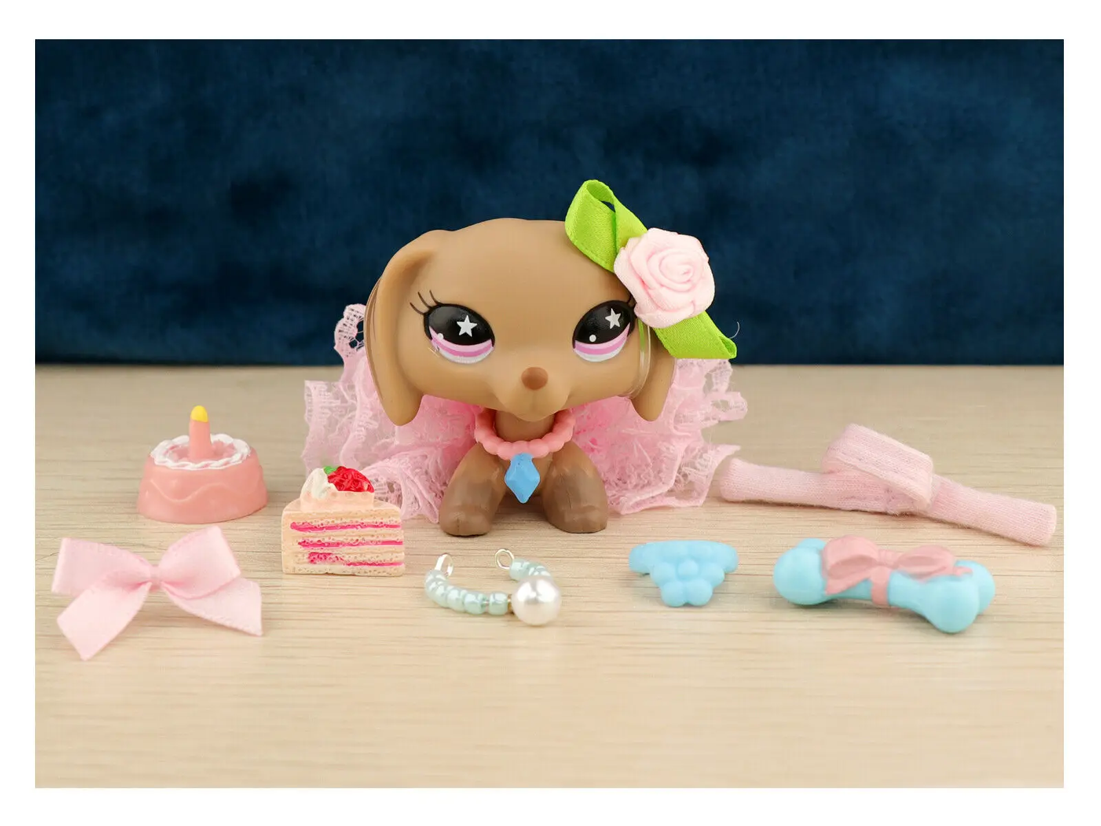 

Зоомагазин Собака Такса #932 с комплектом милых аксессуаров детские игрушки играть в подарок