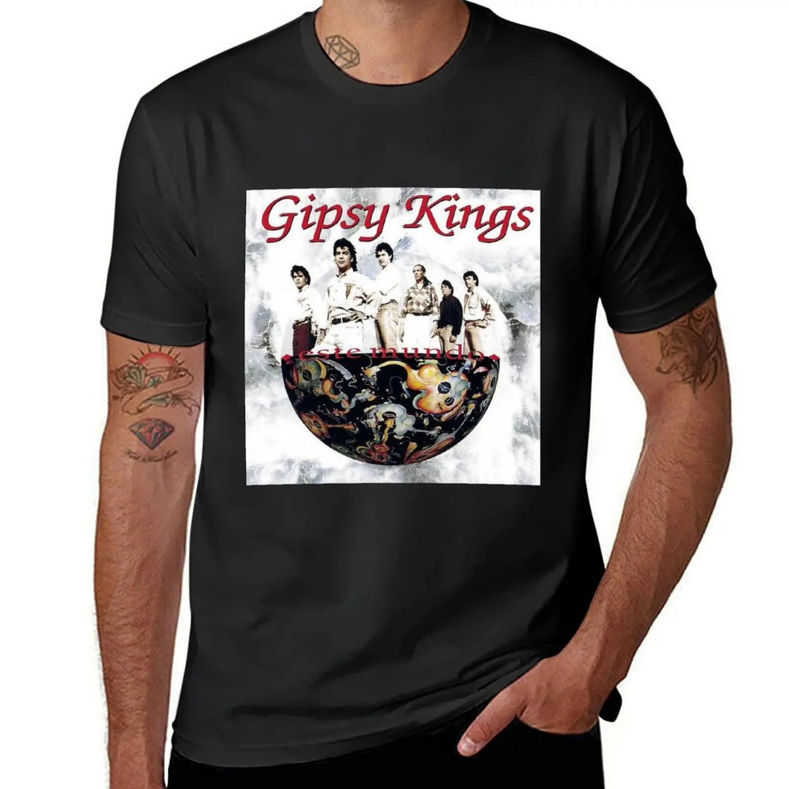 Gipsy Kings este mundo T-Shirt boys whites summer clothes customs design your own plus size tops clothes for men