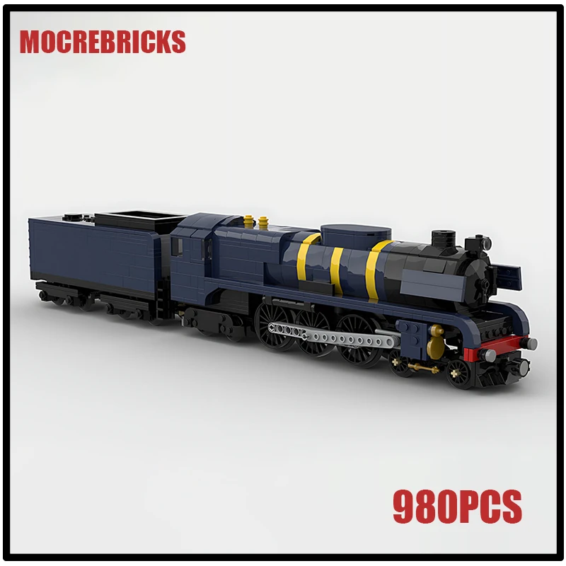 MOC City Transport Series 8 larges voies ferrées victoriennes R707/R771 bricolage modèle blocs de construction briques de haute technologie garçon jouets cadeau de noël