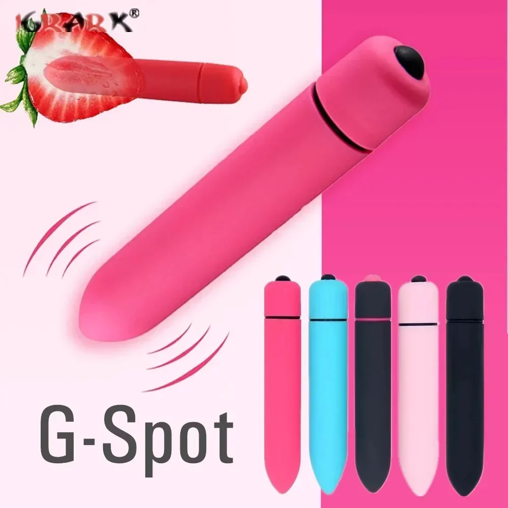 Masajeador estimulador de Vagina Bala para mujeres adultas, Mini masajeador para viajes, vibrador de punto G vibrante, Juguetes sexuales para adultos, 1pc