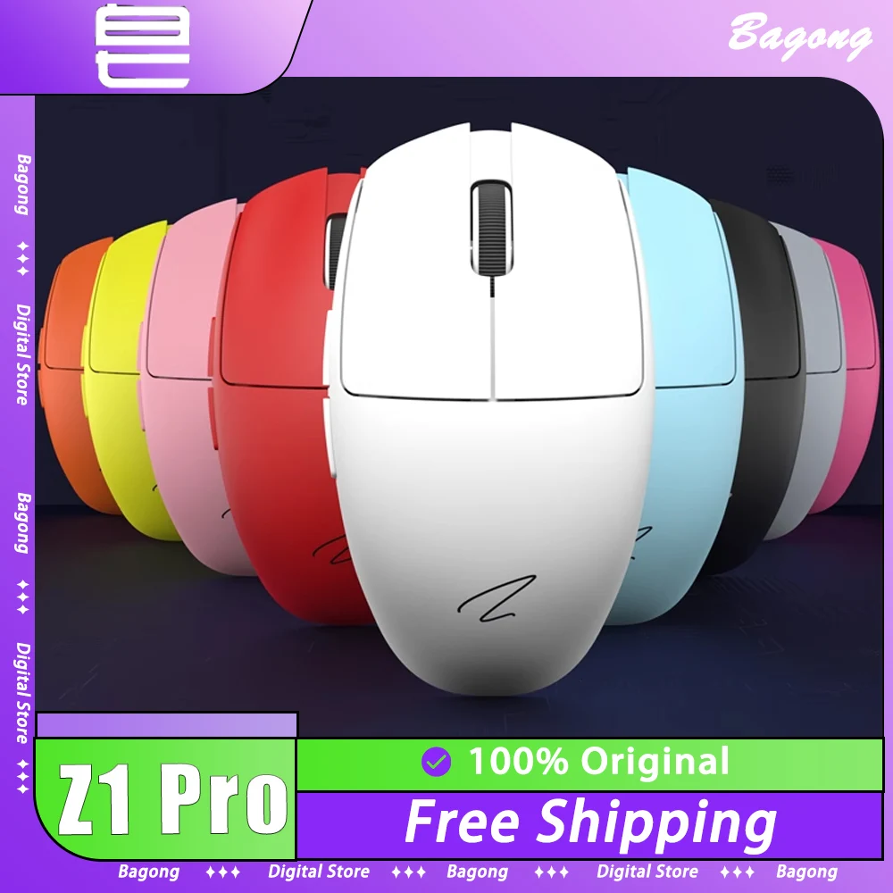 Zaopin Z1 Pro Wireless Mouse Dual Mode Paw3395 Nordic Chip Gaming Mouse Lightweight Long Battery Life PC Gamer Accessories Gifts