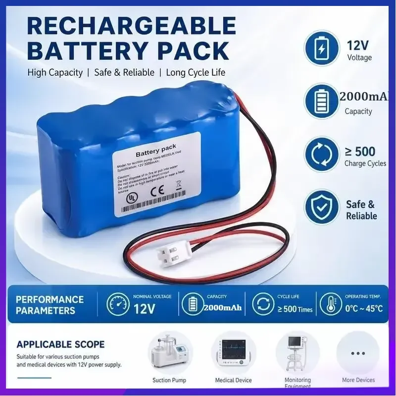 For MEDELA EE090305 02217 888865 Vario 919 Battery Replacement Part for Breast Pump Accessories