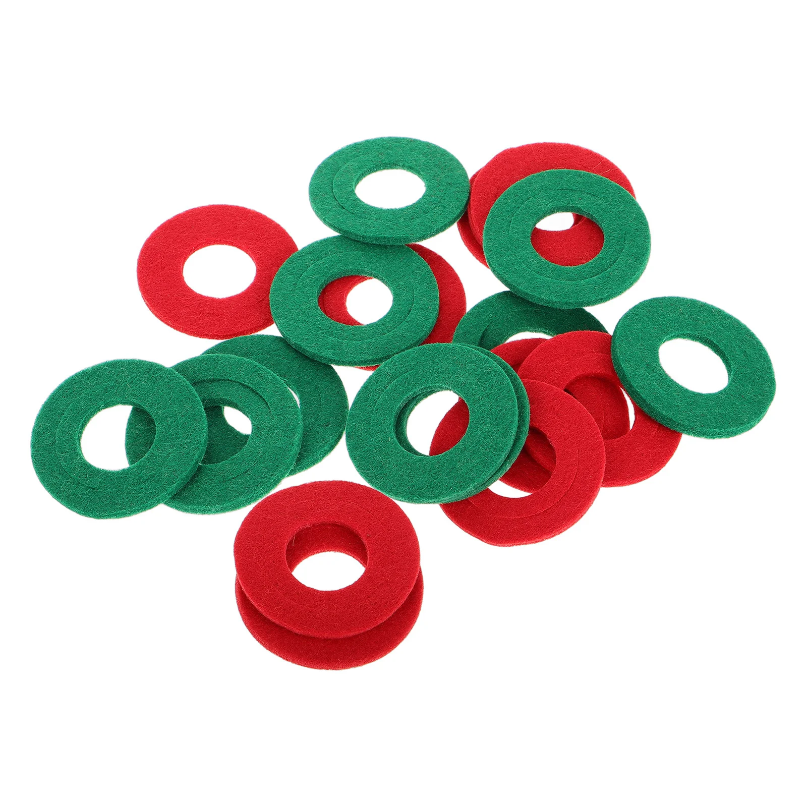 

10Pairs Car Terminal Protector Felt Washers Red Green Universal Vehicles Suv Truck Rv Boat Prevent Short Circuit Extend