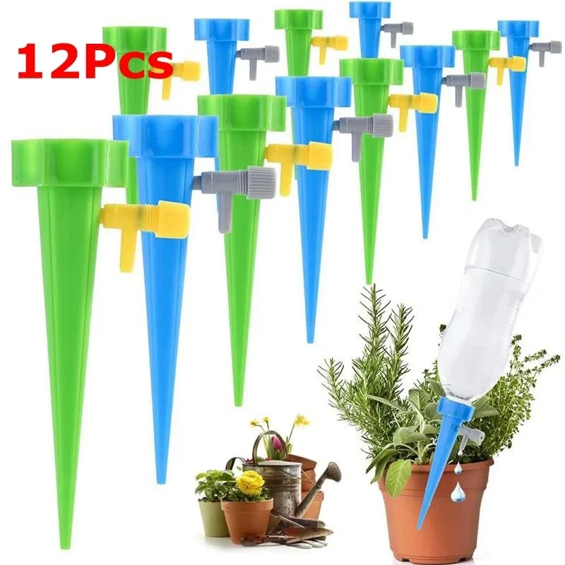 

Automatic Drip Irrigation System Self Watering Spike Kits for Flower Plants Greenhouse Adjustable Auto Water Dripper Device