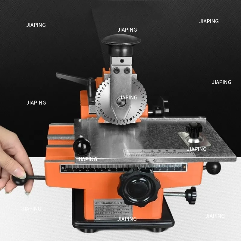 

Suitable for Manual Steel Embossing Machine Metal Aluminum Alloy Tag Stamping Label Engrave Embosser Marking Tool