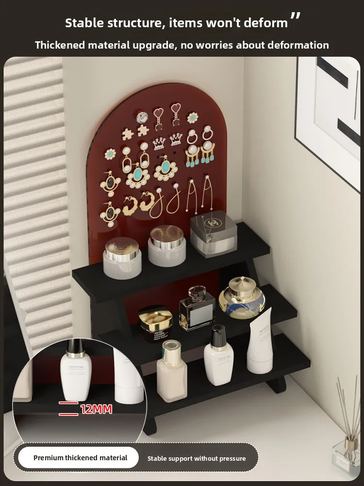 خطوة مثل سطح المكتب عرض المجوهرات حامل القرط ثقب المجلس معلقة Ra Nelace سوار الفن Crts وضع الوقوف #5