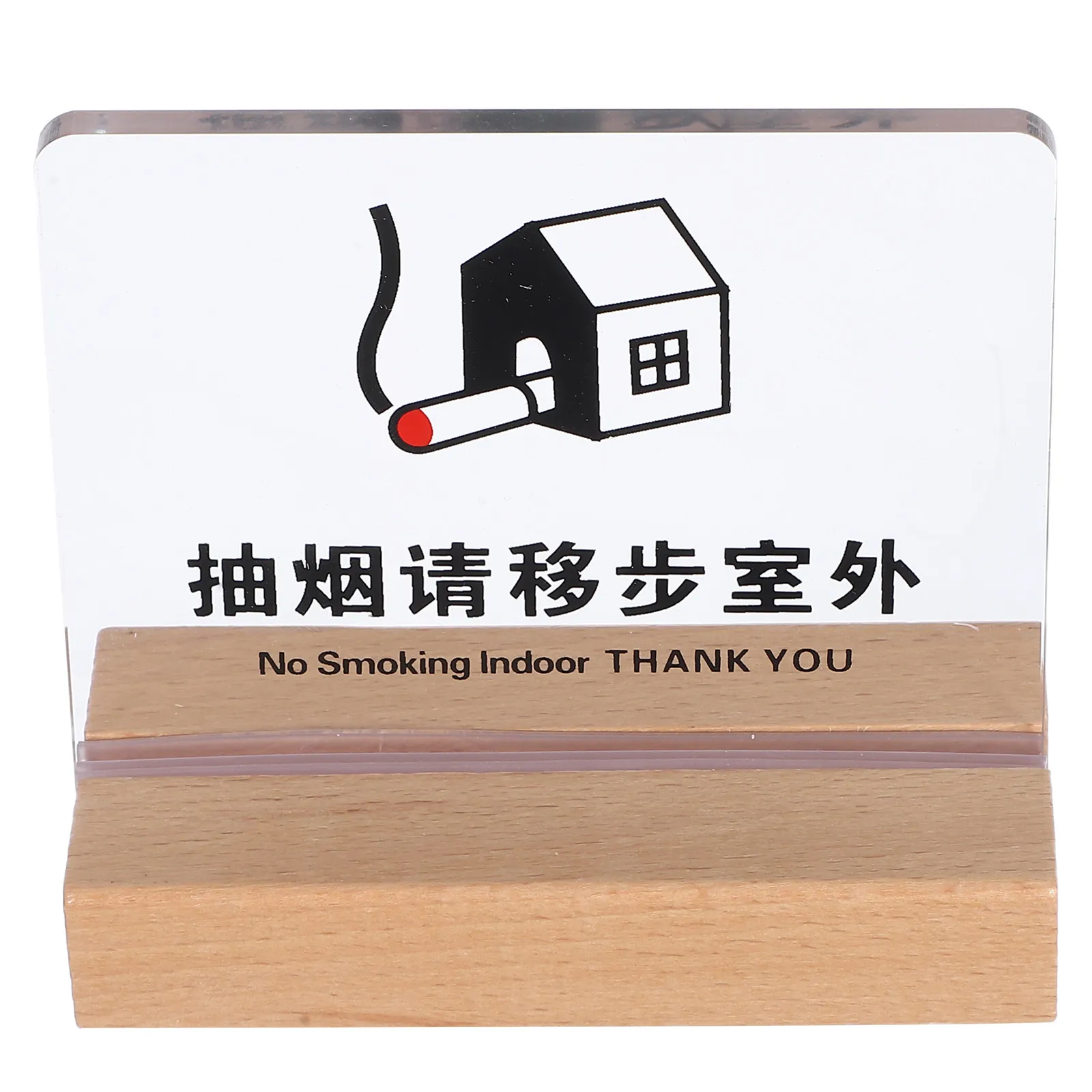 

Акриловая табличка-стенд «Не курить» для столов в отелях, ресторанах, офисах, кафе, клубах, настольный указатель «Не курить» для бизнеса