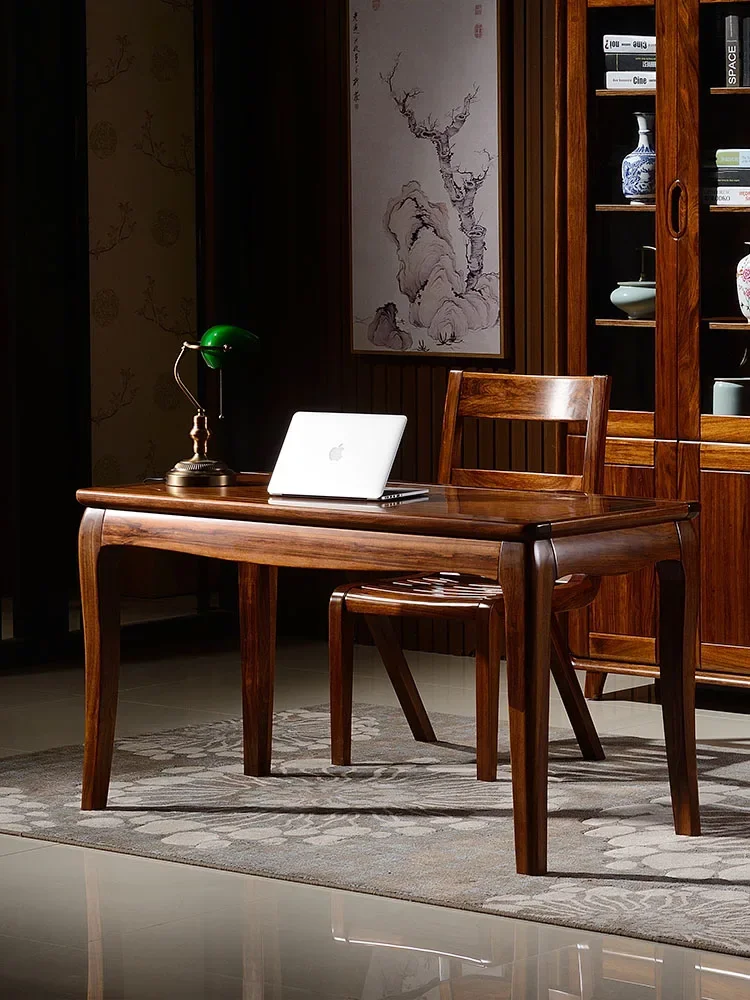 Modern Chinese style ebony computer desk