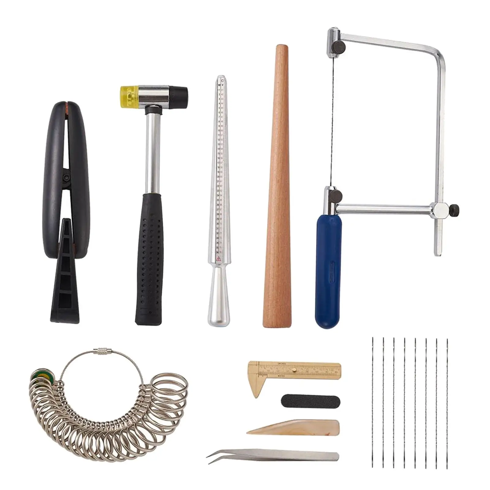 

Набор инструментов для измерения размера ювелирных изделий, прочный и долговечный.