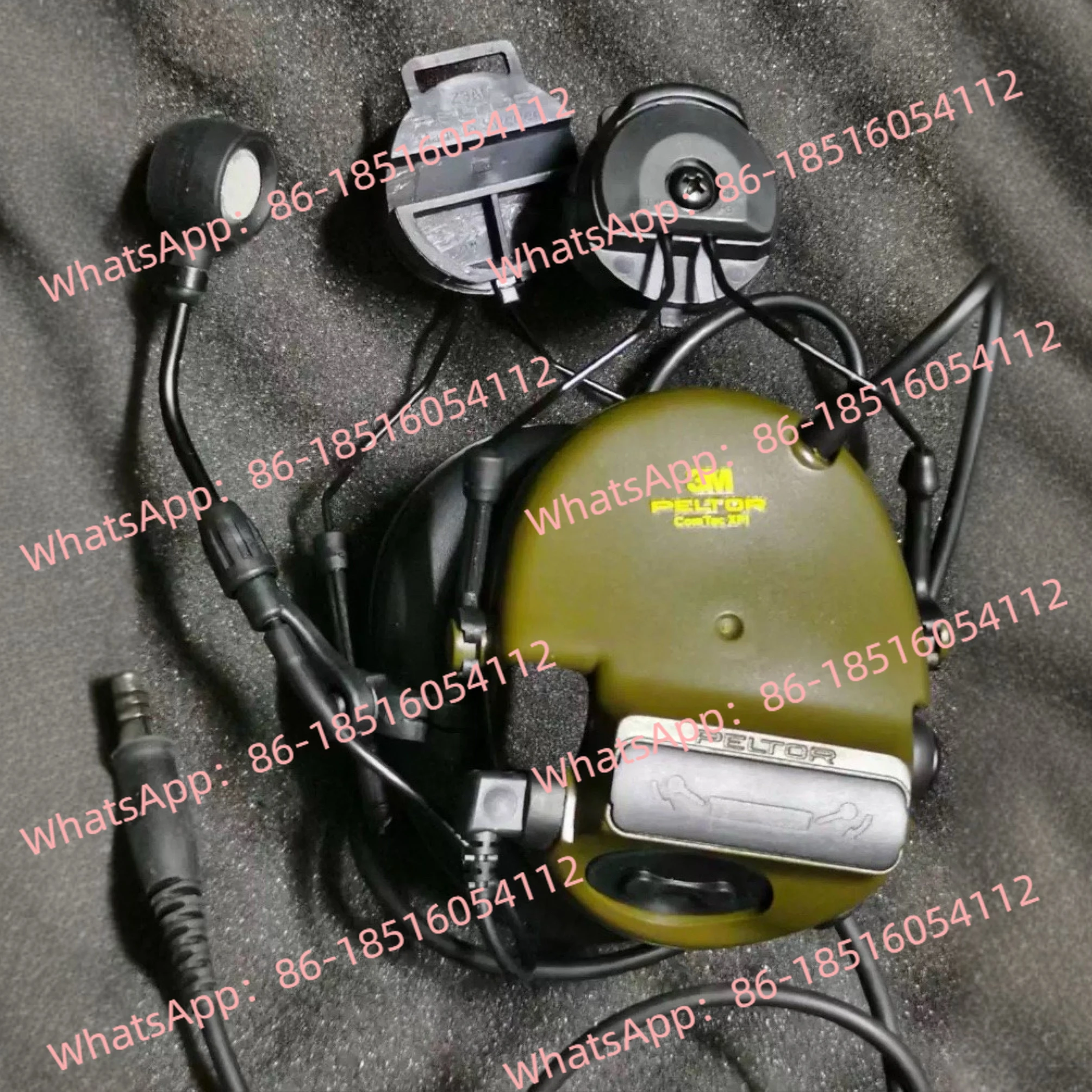 TCA COMTAC XPI VI PELTOR with ARC hanger, pickup noise canceling headphones