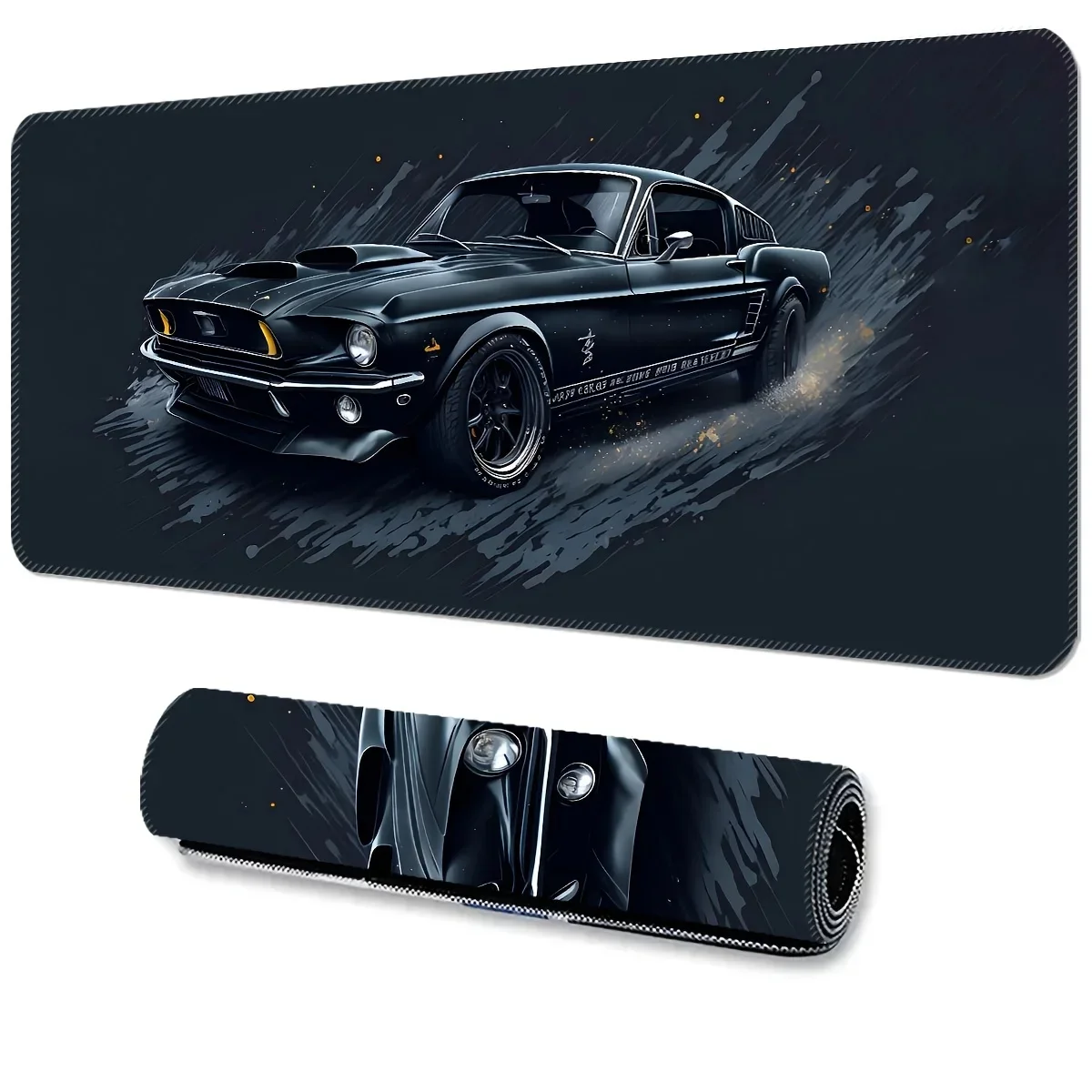 

Cool Sports Car Mouse Pad Gamer XXL Custom Large Computer Home Office Mats 40X90CM Playmat Natural Rubber Non-Slip Gaming Laptop