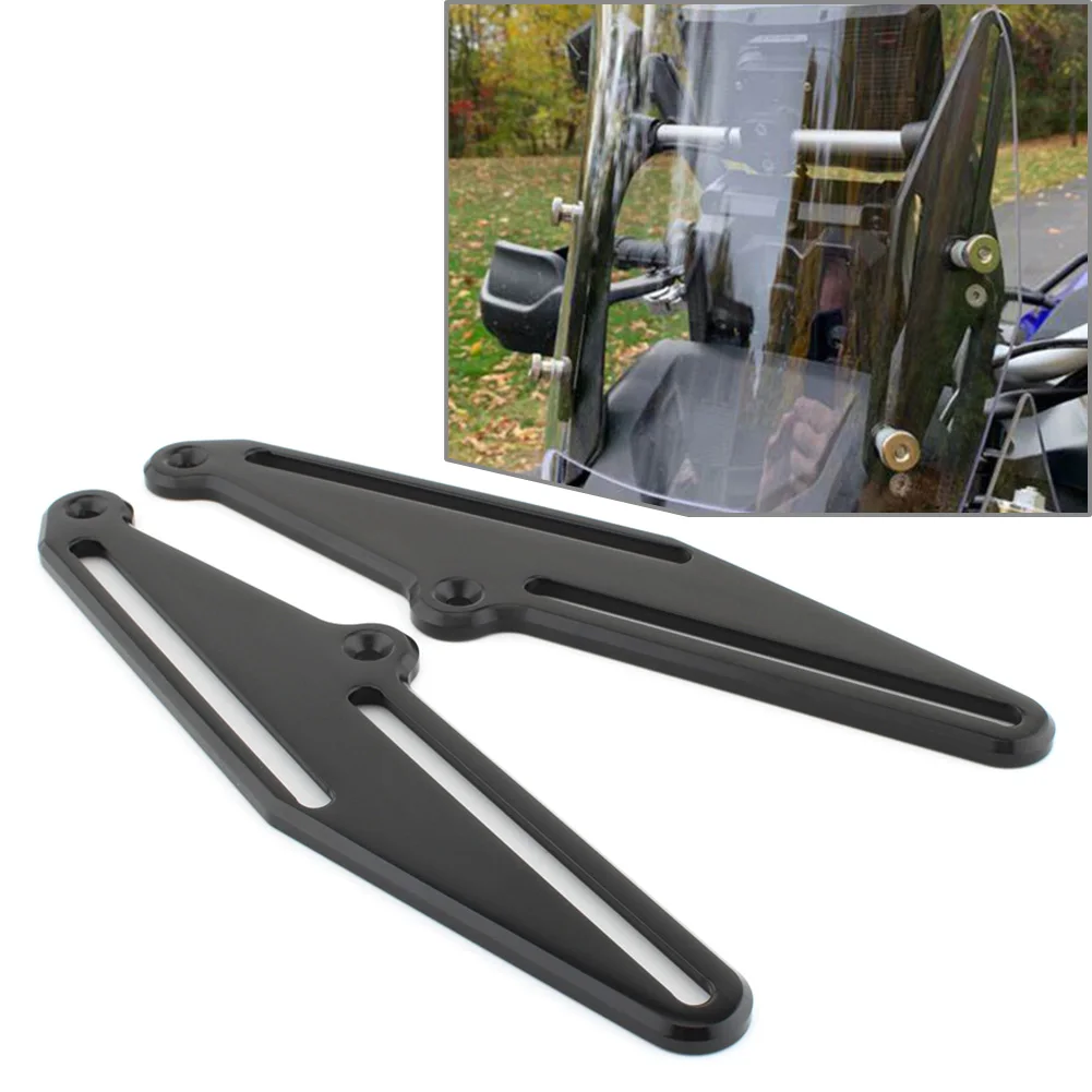 Aluminum Motorcycle Windshield Bracket Windshield Adjuster For Yamaha Tenere 700 XT700Z 2019 2020 2021