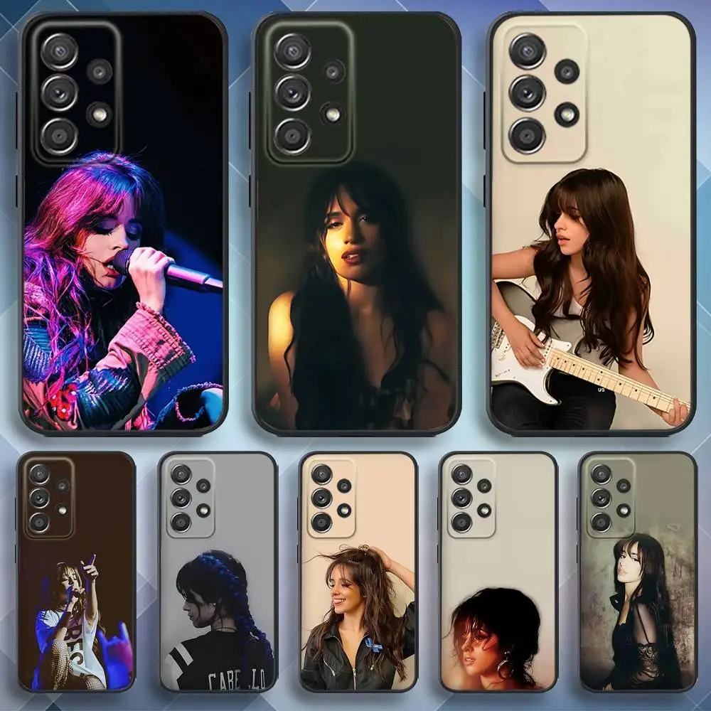 

Singer C-Camila C-Cabello Phone Case For Samsung S 25,24,23,22,30,21,10,9,Ultra,Plus,Lite,FE,4,5 G Soft Black Case