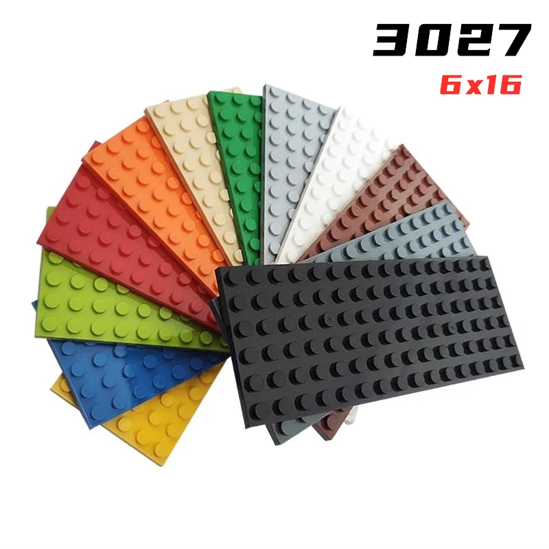 

Rainbow Pig MOC Parts 3027 Plate 6 x 16 Compatible Bricks DIY Assmble Building Blocks Particle Kid Puzzle Brain Toy Gift