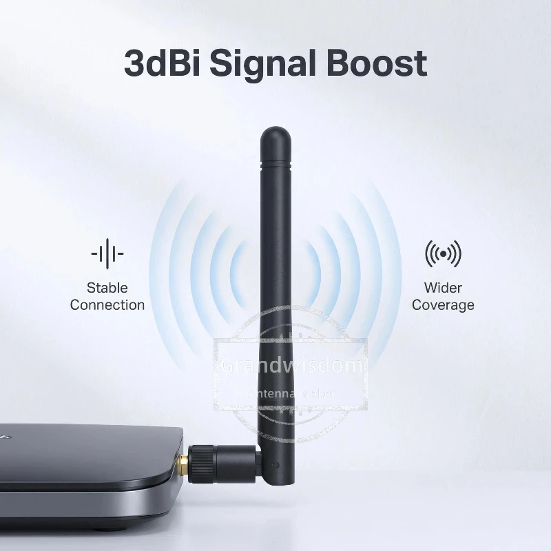 5 Stück 433MHz Antenne 3dBi Hochleistungs-SMA-Stecker und PX1 zu Buchse Kabel Loar LoRaWAN Meshtastic Netzwerk-Signalempfänger – Detail 5
