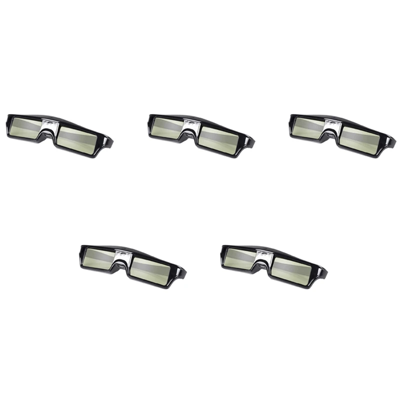 Top Deals 5X Rechargeable Active Shutter 3D Glasses For Optoma Benq Acer Sony ALL DLP Projector