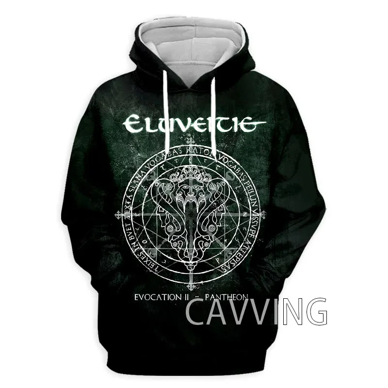 CAVVING 3D Printed  ELUVEITIE Band  Hoodies Hooded Sweatshirts Harajuku  Tops Clothing for Women/men