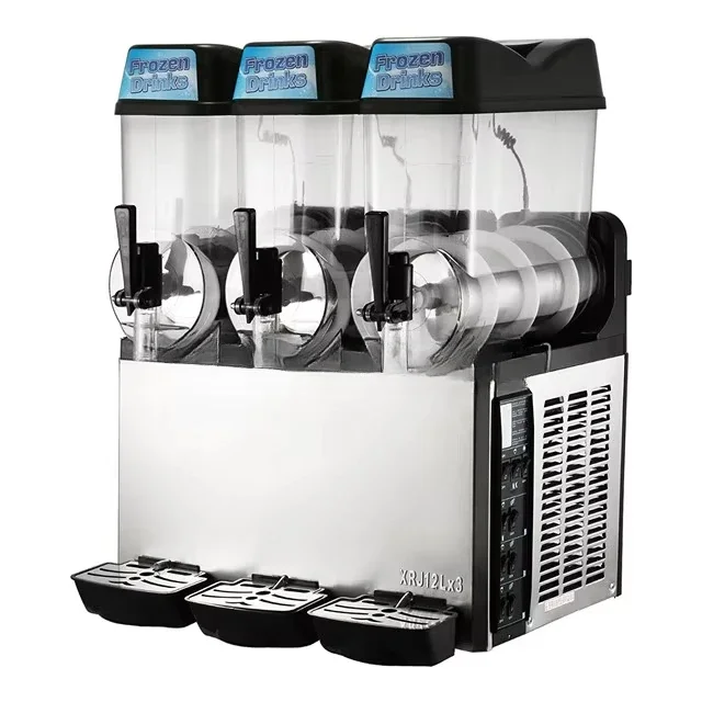 

Catering Equipment Double Tanks Slush Machine 15Lx3 Commercial Slushie Machine