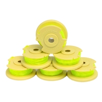 6 Packs For RYOBI Lawn Mower Accessories Spool AC80RL3/AC14HCA Replacement Accessories