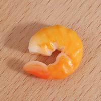 Fake Food Model PVC Simulation Shrimp Tail Mini Simple Shrimp Model Durable Realistic High Imitation Shrimp Hotel