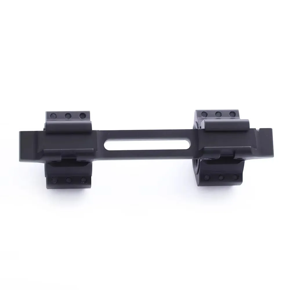 SPINA OPTICS Montura táctica para riel Dovetail de 11 mm Anillos de mira de 25,4 mm/30 mm con dos niveles de burbuja para arma real, .308, .300.