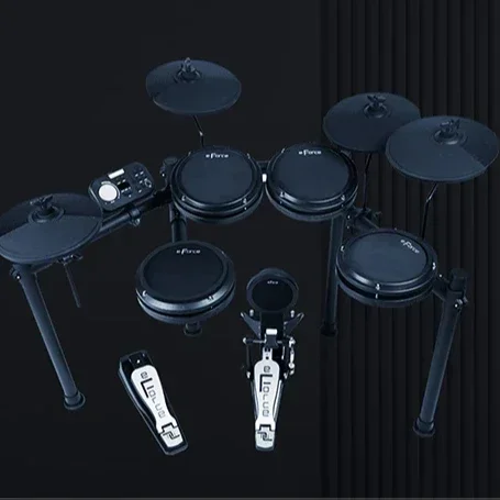 

E-Force Music Professional Musical Electric Drum set F20 Series- All Mesh-3C High Quality Portable Electronic Drum kits