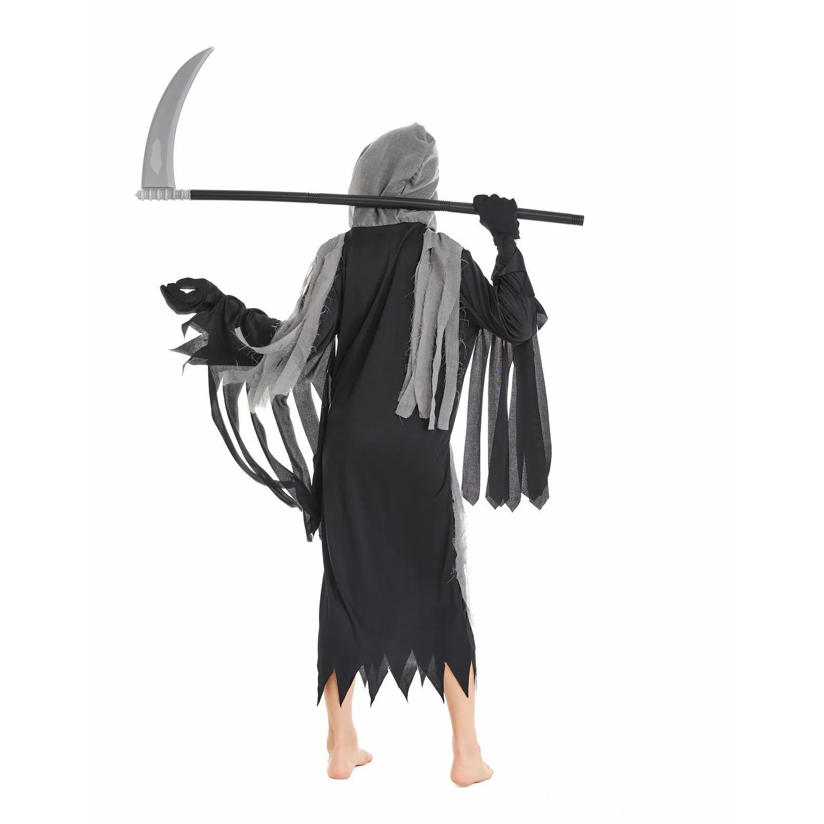 زي الشيطان للأطفال في الهالوين، زي الشيطان الأحمر المخيف، ملابس الأداء، ألياف البوليستر، زي المسرح