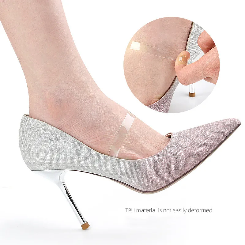 High Heels Anti Fall Elastic Band Adjustable Sturdy Cord Transparent TPU Shoelace High-heeled Shoe Wear Resistant Fixed Strap