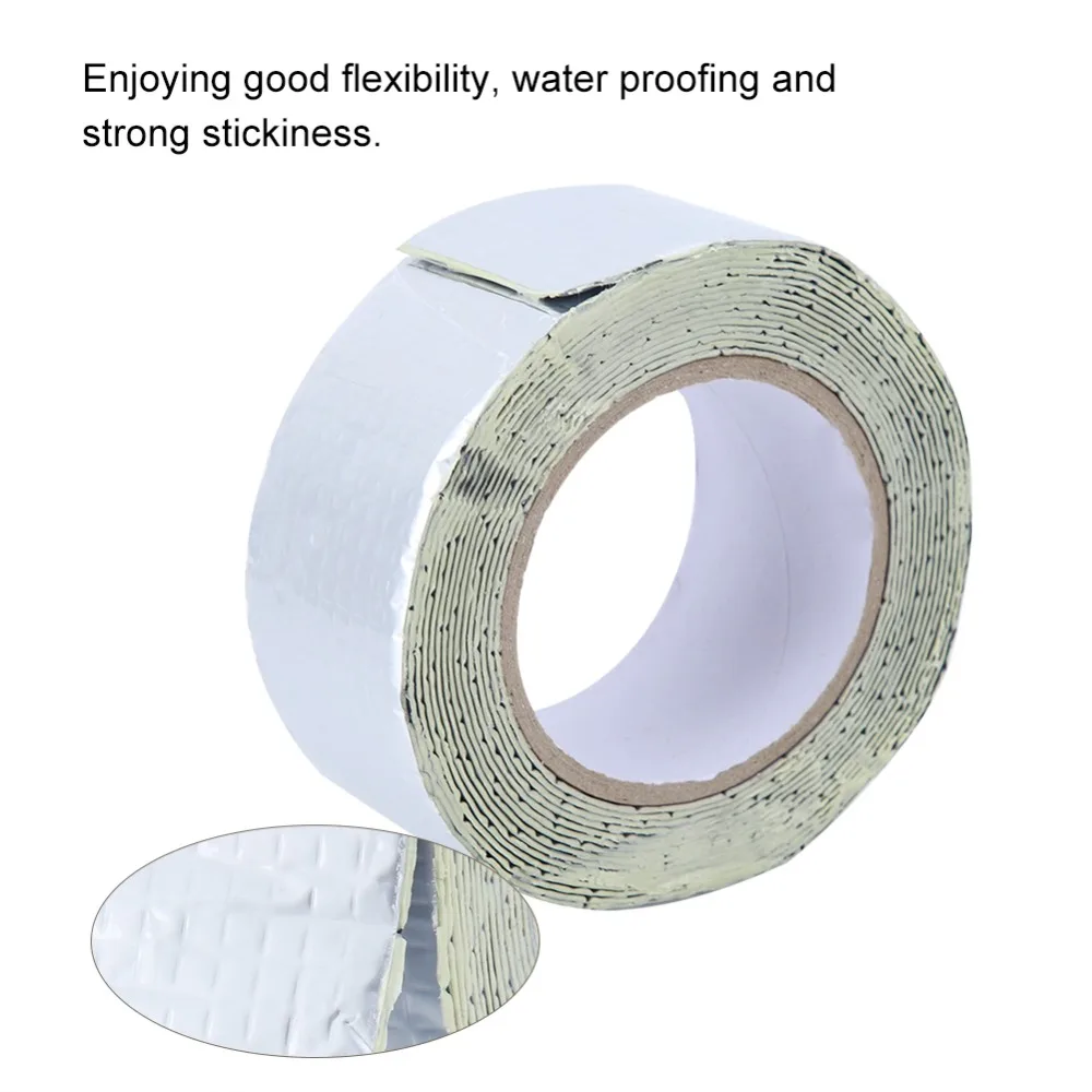 Durable Rubber Waterproof Repair Tape Multifunction 5cm X 5m Roof Repair Tape Drain Pipe Repair Tape Basement Waterproofing