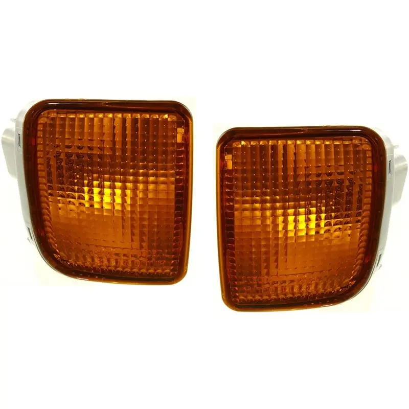 Red Front Bumper Fog Lamp Reflector Light 81520-04010 81510-04010 2Pcs For Toyota TACOMA 1998 1999 2000-A28K