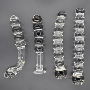 Pyrex Glass 8 항문 구슬 엉덩이 플러그 플러그 g- 스팟 자극 딜도 음경 인공 거시기 게이 자위 성인 남성 성인 성 장난감 12 최고의 영업 섹스 장난감 유리 - №5