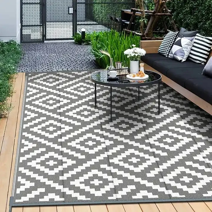 Nordic Rug Floor Carpets for Living Room Home Garden Patio Decoration Leisure Outdoor Camping Picnic Mat Waterproof Portable