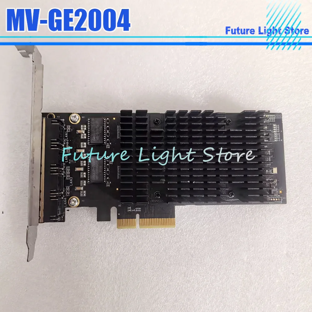 MV-GE2004 Robot Acquisition Card Featuring 4 Gigabit Ethernet Ports