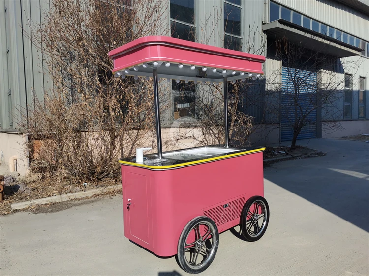 Italian Gelato Ice Cream Stand Vending Cart