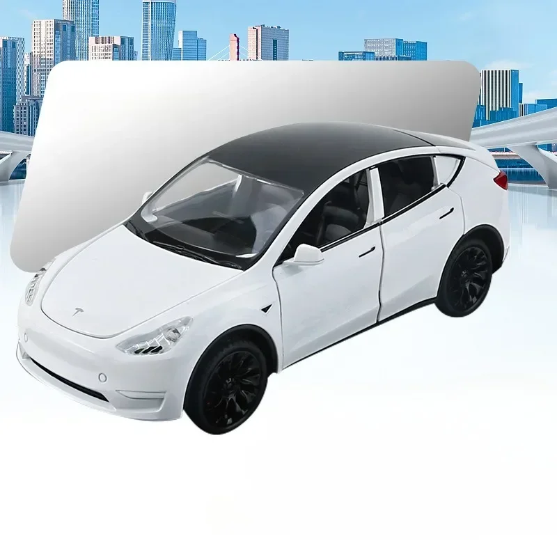 Coche fundido a presión 1:24 Y, alta simulación, aleación de Metal fundido a presión, sonido, luz, colección extraíble, juguetes para niños, regalos