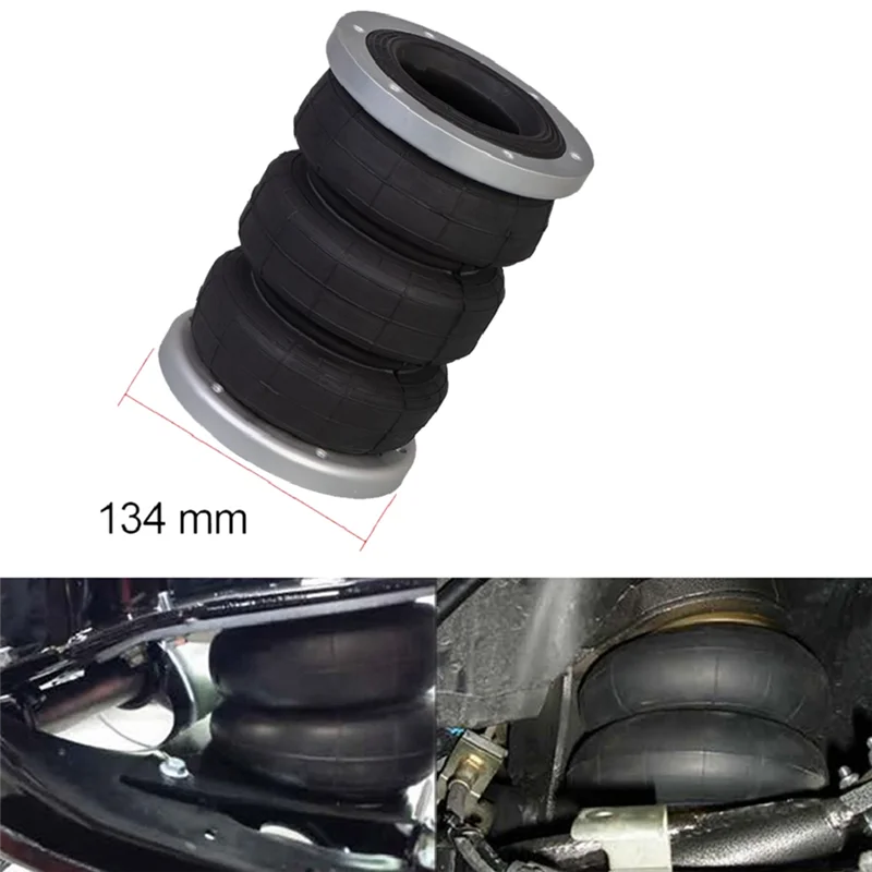 Air Suspension 134mm Triple Shock Absorption Rubber Suitable for Truck