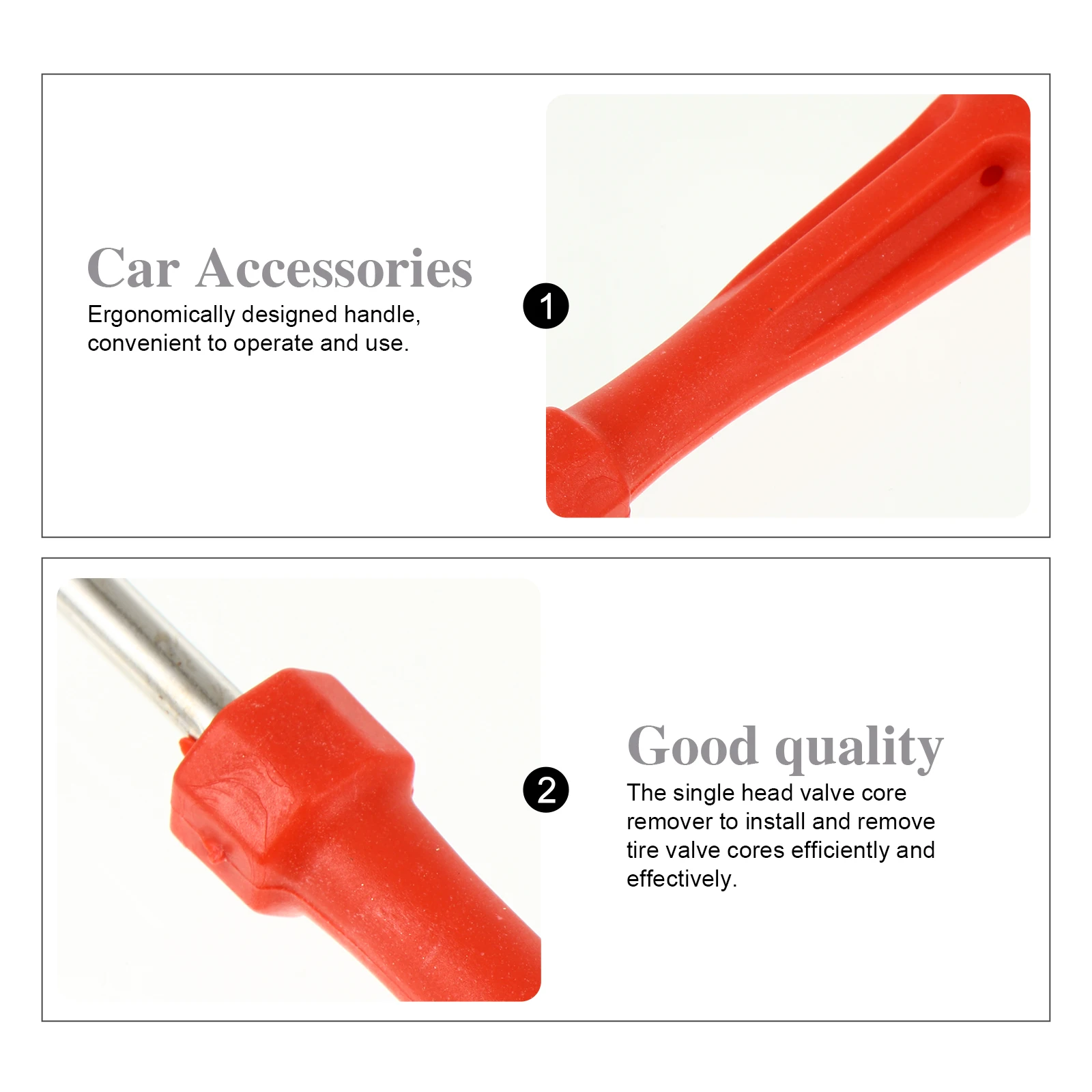 

1 set Valve Core Remover Tool Single Head Tire Repair 4Way Rubber ABS Aluminum Car Motorcycle Bicycle Accessories