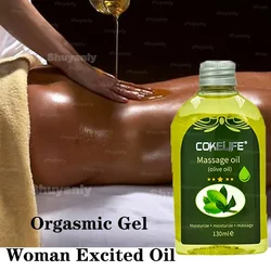 Sensual Massage Oil Natural Plant Ingredients Lubricant Massage Oil Soothing Relax Body Lubricant For Women Men 130ml