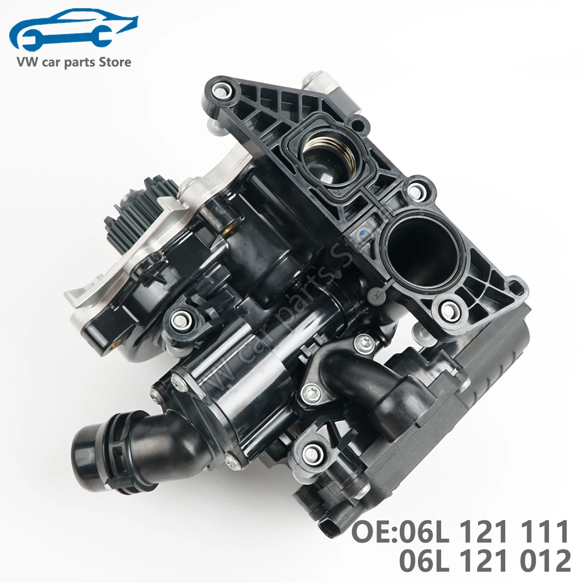 06L121111H EA888 GEN3 Engine Water Pump Thermostat For Audi A3 A4 A5 A6 A7 Q5 VW Golf MK7 Passat B8 Sharan 2.0TSI 06L 121 012 A view 5
