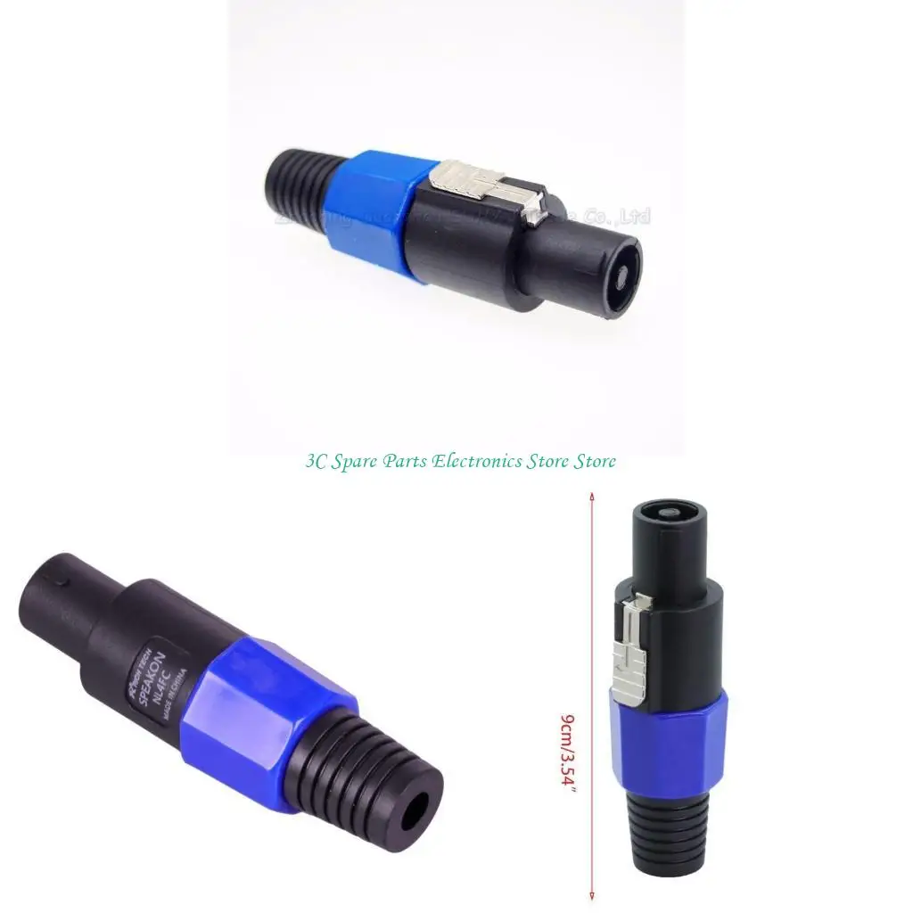 SZ 4Pin Pólo Fêmea para Fêmea Adaptador Acoplador Speakon Conector Áudio NEUTRIK Tipo NL4FX Macho Acessório