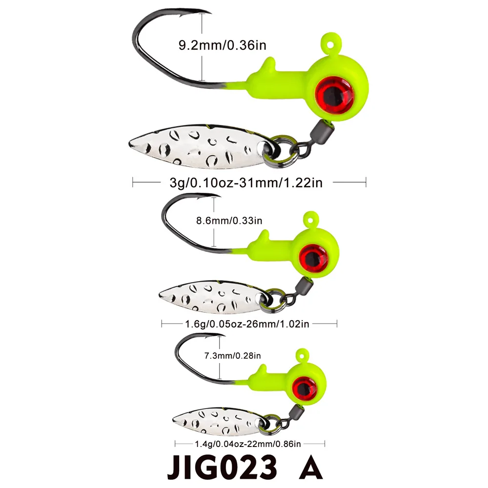 1.4g 1.6g 3g crank Jig head hook fishing hook head Jig lure hard bait soft worm jig hook for fishing